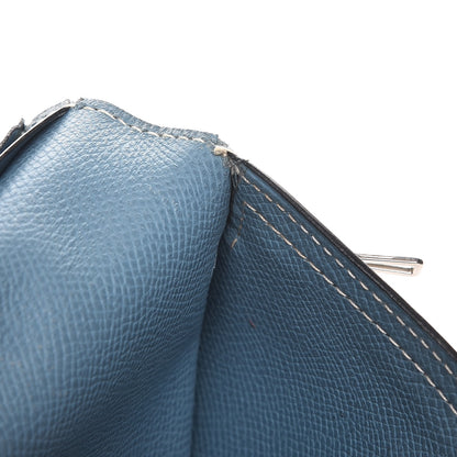Hermes Epsom Bearn Wallet Blue Jean 12 of 13