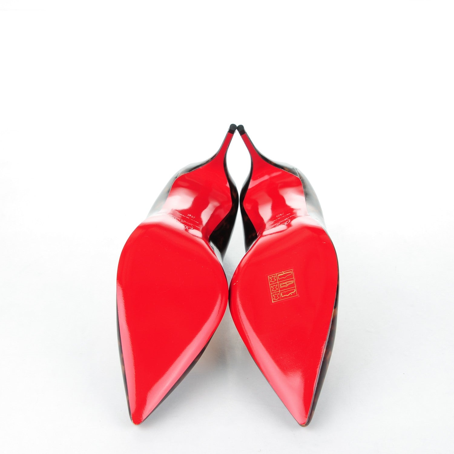 Louis Vuitton CHRISTIAN LOUBOUTIN Patent Tartaruga Decollete 554 70 Pumps 39 Testa Di Moro 5 of 7