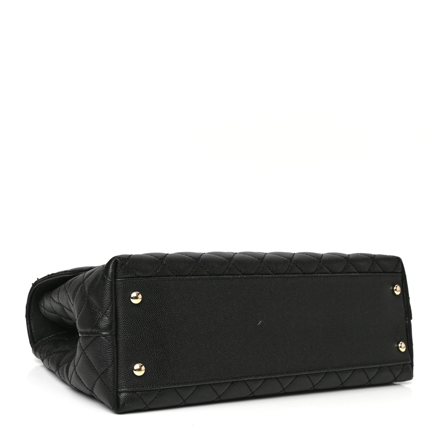 Chanel Caviar Quilted Medium Coco Handle Flap Black 4 of 11