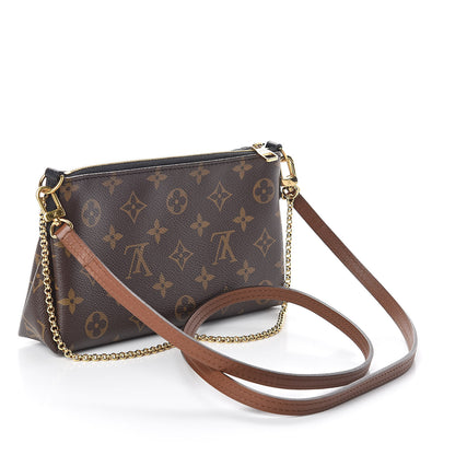 Louis Vuitton Monogram Pallas Clutch Black 3 of 10