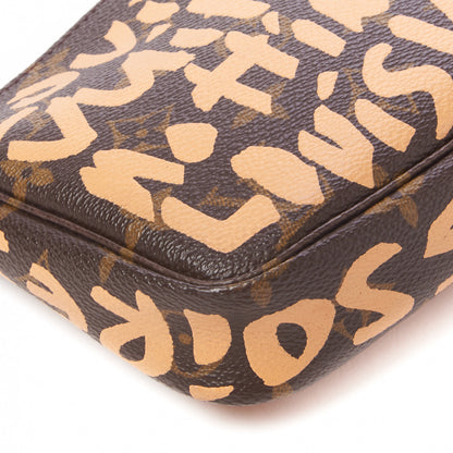 Louis Vuitton Monogram Graffiti Pochette Accessories Peach 5 of 7