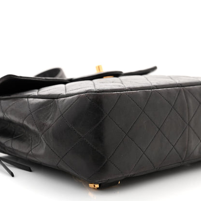 Chanel Lambskin Quilted Backpack Dark Brown 10 of 11