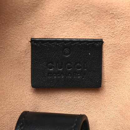 Gucci Calfskin Animal Studs Medium Day Backpack Black 6 of 12