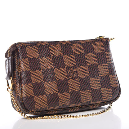 Louis Vuitton Damier Ebene Mini Pochette Accessories 3 of 8