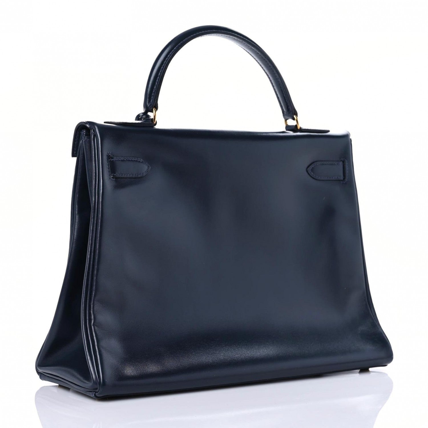 Hermes Box Kelly Retourne 32 Indigo 3 of 21