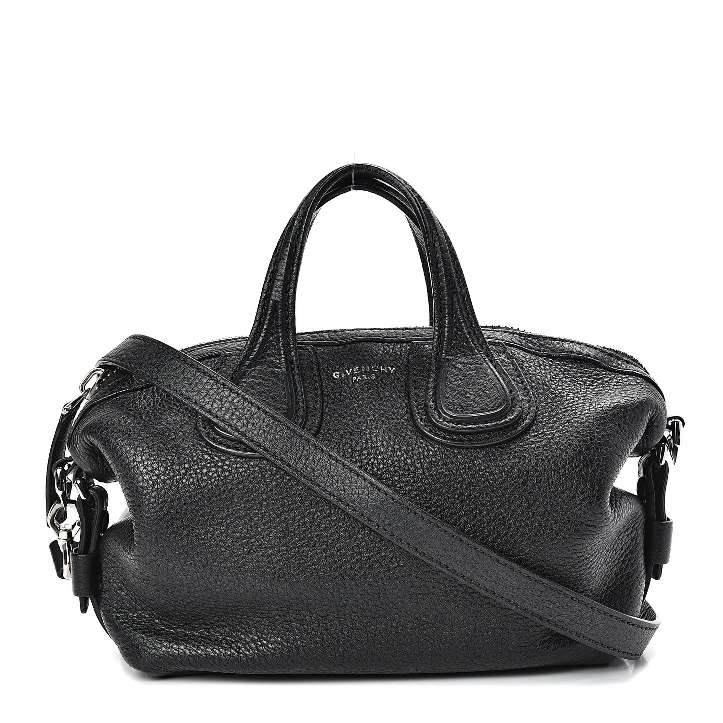 Waxed Calfskin Micro Nightingale Black