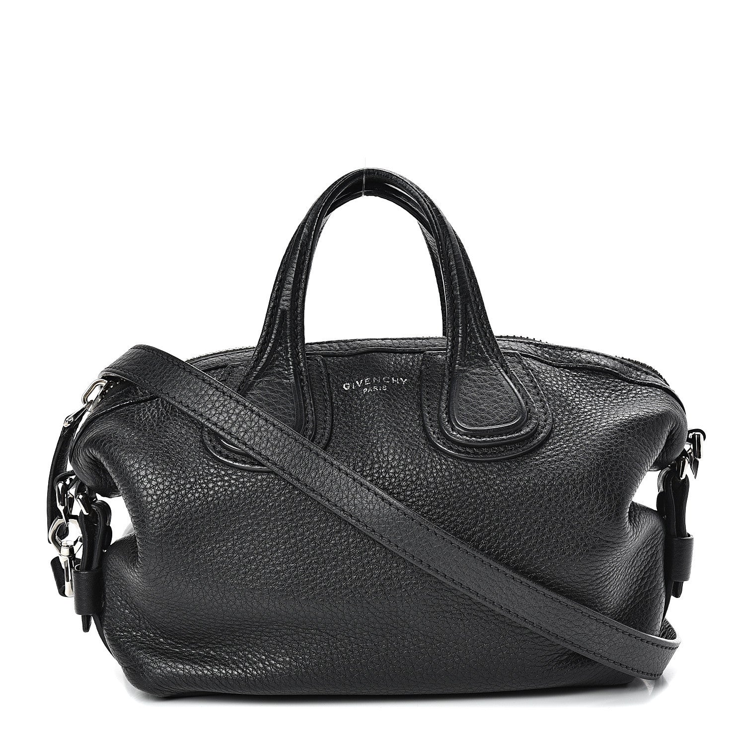 Givenchy Waxed Calfskin Micro Nightingale Black 1 of 15