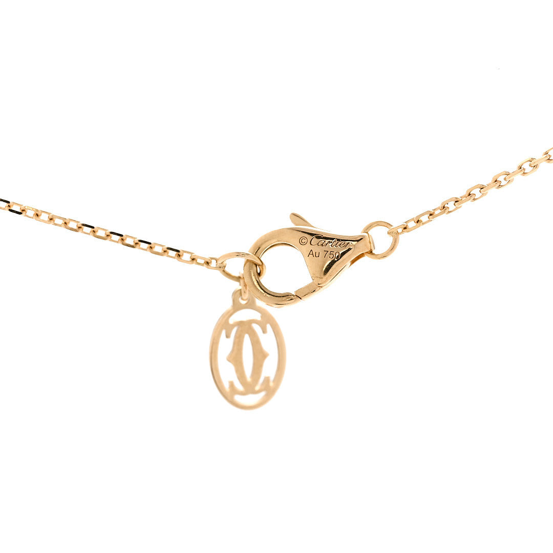 18K Yellow Gold Diamond .29ct 1895 Solitaire Pendant Necklace
