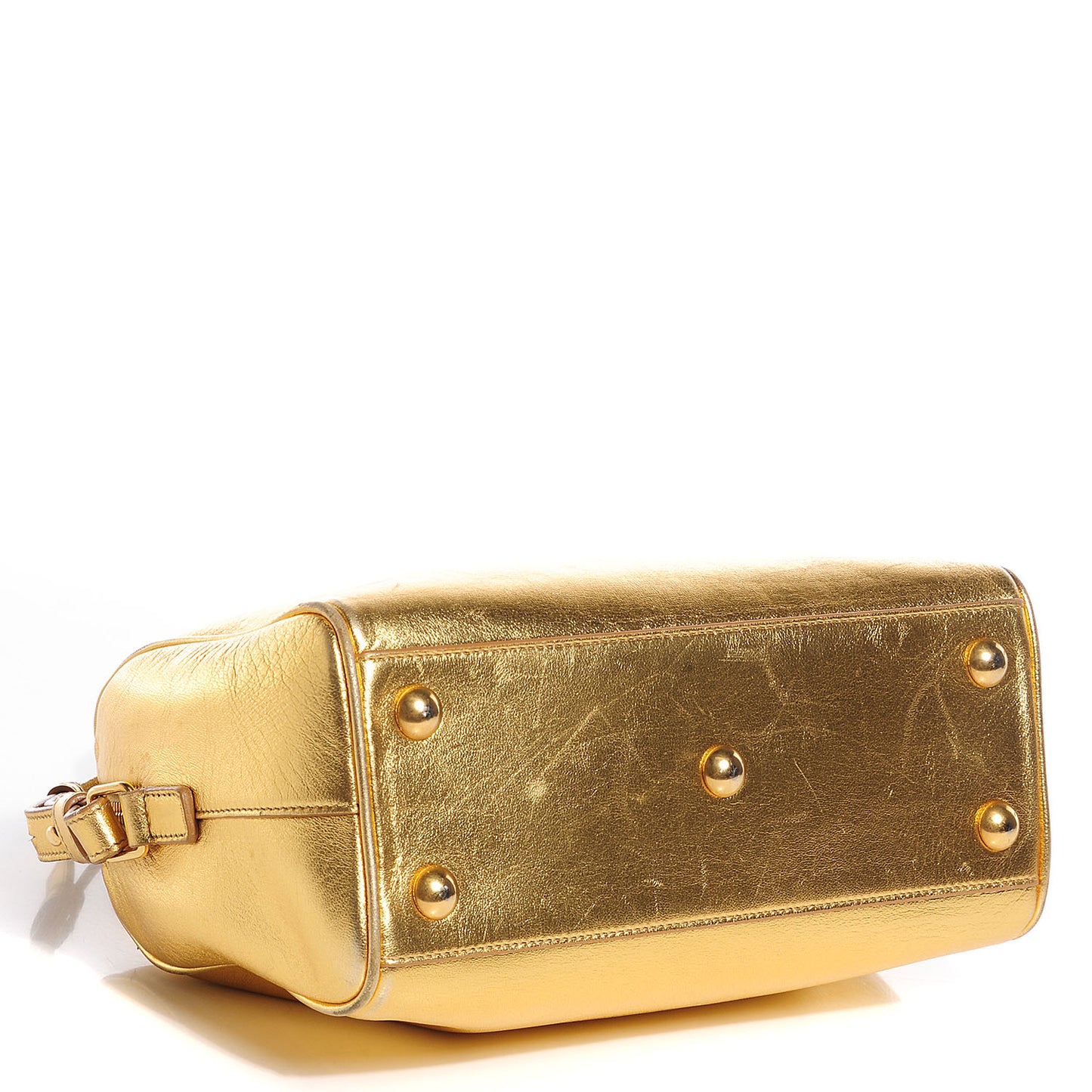 Calfskin Classic Baby Duffle Gold