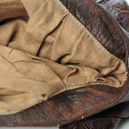 Fendi Zucca Nappa Nuvolata Vitello Tortuga Spy Tobacco Moro 11 of 18