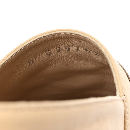 Chanel Lambskin CC Espadrilles 37 Beige Black 9 of 10