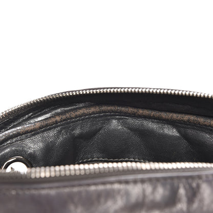 Chanel Metallic Aged Calfskin Quilted Medium Reissue Camera Case Dark Silver 8 of 10