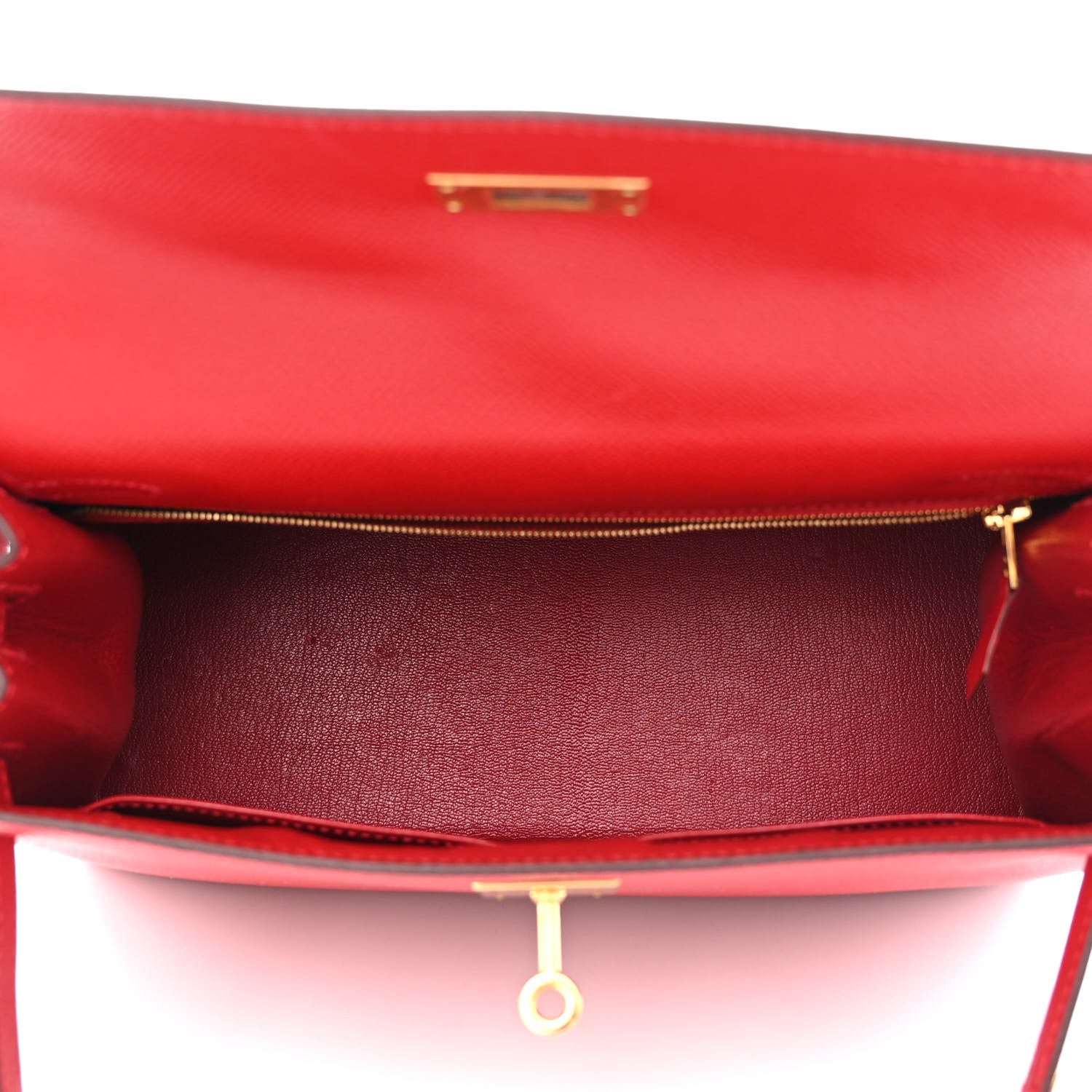 Hermes Epsom Kelly Sellier 28 Rouge Casaque 5 of 10