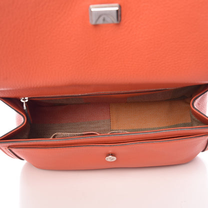Gucci Cellarius Calfskin Medium Bamboo Daily Flap Shoulder Bag New Dark Orange 5 of 7