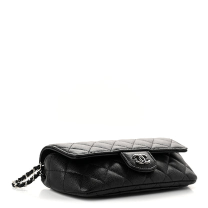 Chanel Caviar Quilted Glasses Case With Chain Black 6 of 21