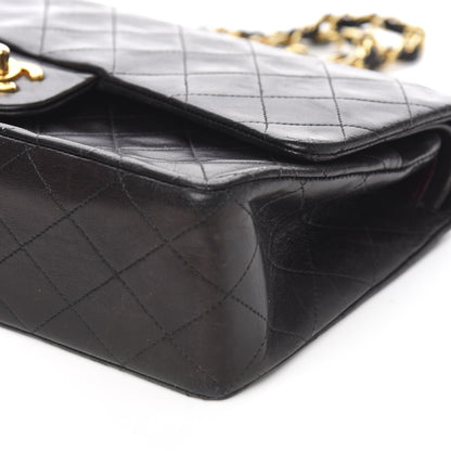 Chanel Lambskin Quilted Medium Double Flap Black 9 of 11