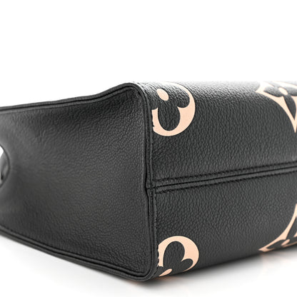 Louis Vuitton Empreinte Monogram Giant Onthego PM Black Beige 8 of 10