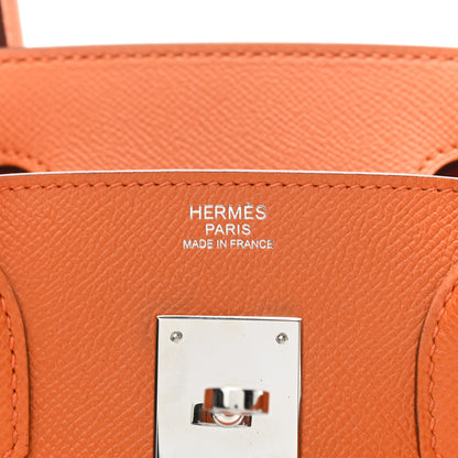 Hermes Epsom Birkin 30 Orange 6 of 10