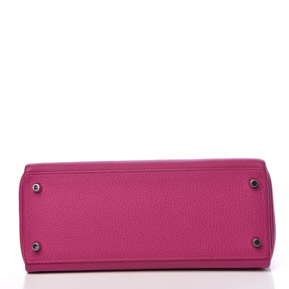 Hermes Togo Kelly Retourne 28 Rose Pourpre 6 of 42