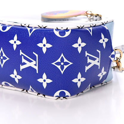 Louis Vuitton Monogram Giant Portofino Beach Pouch Blue 9 of 10