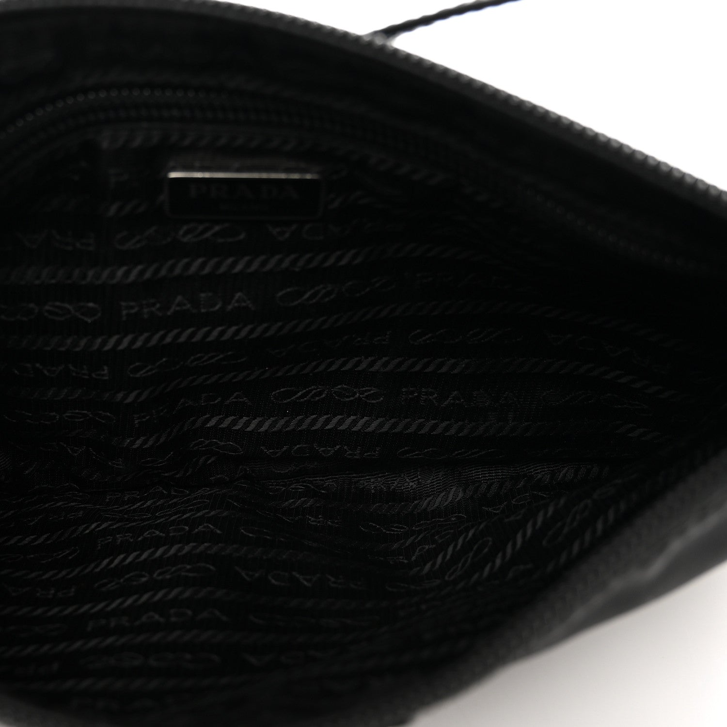 Prada Re-Nylon Vela Pouch Black 6 of 10