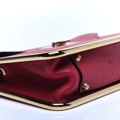Chloe Grained Calfskin Small Sally Flap Bag Red 6 of 15