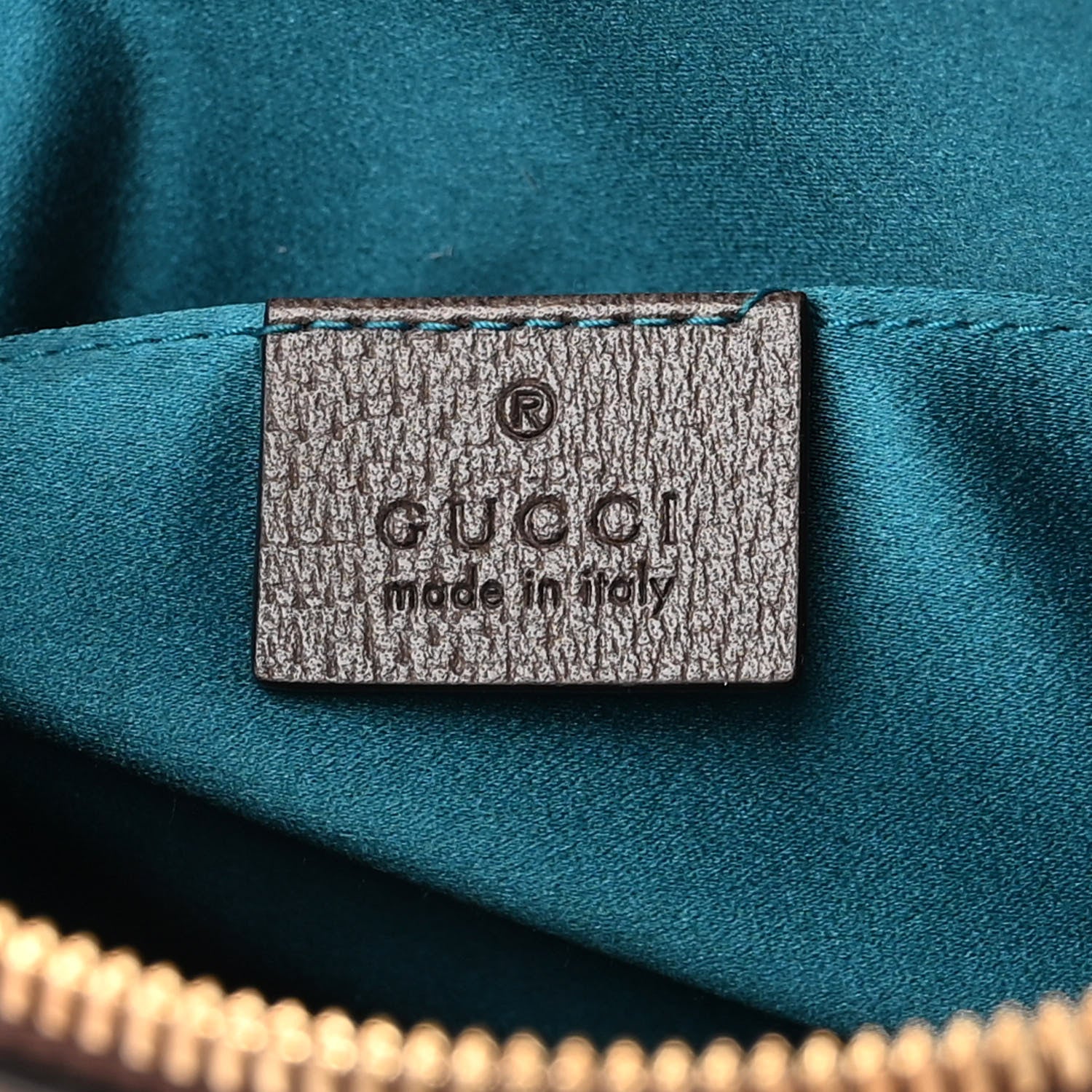 Gucci GG Supreme Monogram Textured Dollar Calfskin Web Small Ophidia Dome Shoulder Bag Beige Ebony New Acero 6 of 10