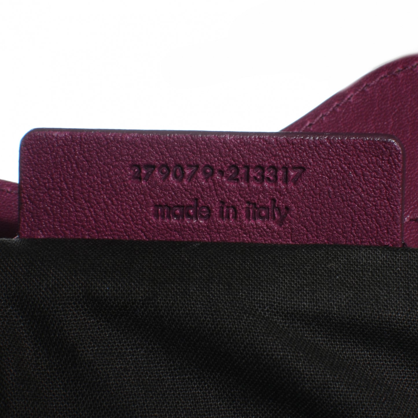 Leather Medium Cabas Chyc Black Cherry
