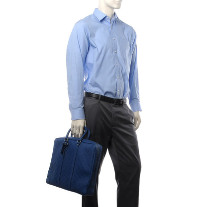 Louis Vuitton Damier Infini Porte-Documents Voyage Neptune 2 of 6