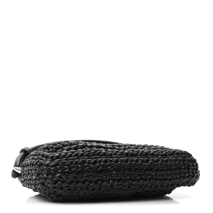 Gucci Calfskin Crochet GG Marmont Shoulder Bag Black 4 of 10