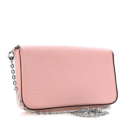 Louis Vuitton Epi Pochette Felicie Rose Ballerine 4 of 13