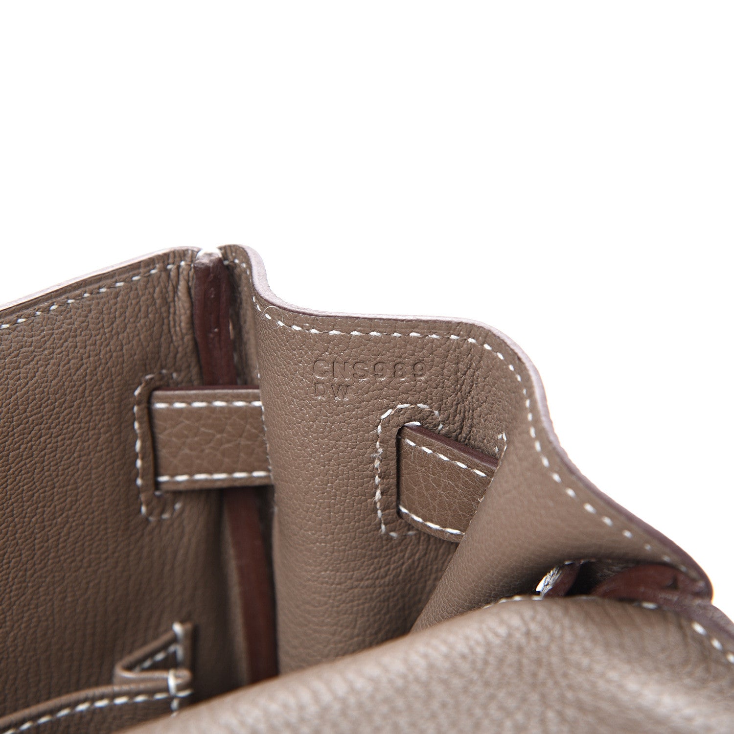 Hermes Togo Kelly Retourne 32 Etoupe 6 of 11
