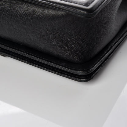 Chanel Caviar Quilted New Medium Boy Flap So Black 12 of 16