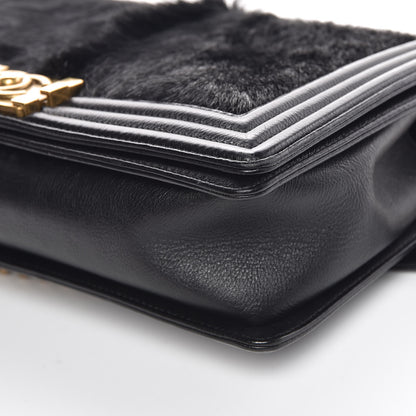 Chanel Goat Hair New Medium Celtic Boy Flap Black 11 of 11