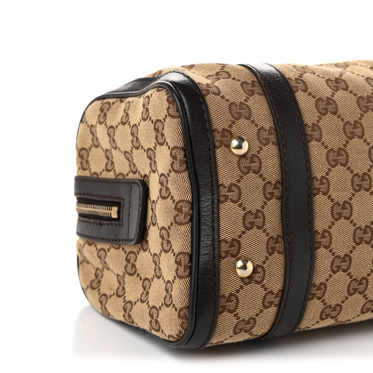 Gucci Monogram Small Boston Dark Brown 9 of 11