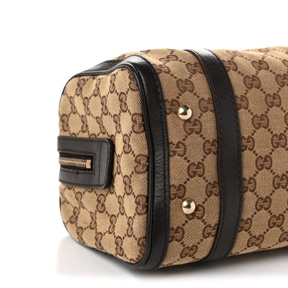 Gucci Monogram Small Boston Dark Brown 9 of 11