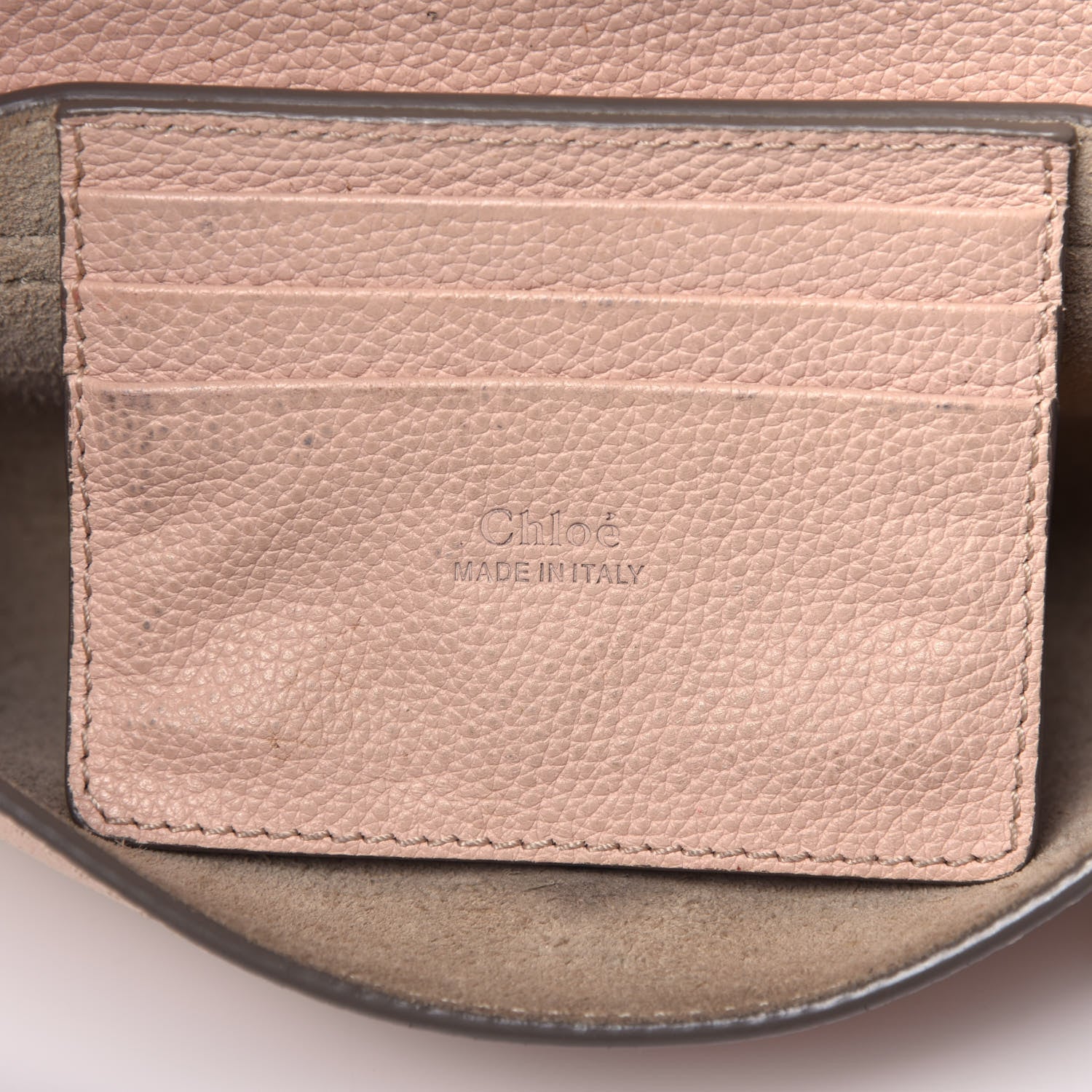 Chloe Goatskin Mini Faye Shoulder Bag Cement Pink 6 of 9