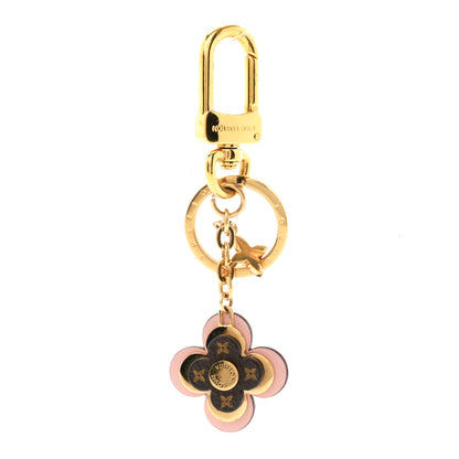 Louis Vuitton Monogram Blooming Flowers BB Bag Charm Key Holder Pink 1 of 4