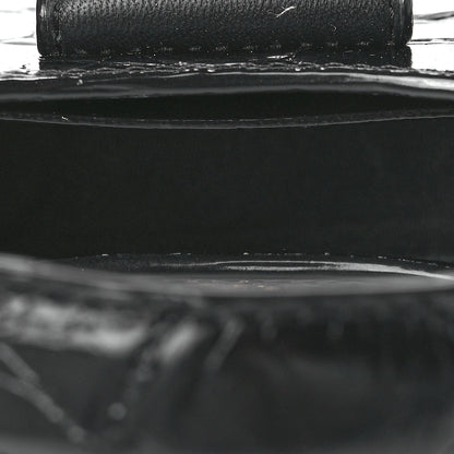 Alexander Wang Crocodile Embossed Calfskin Micro Legacy Hobo Black 12 of 12