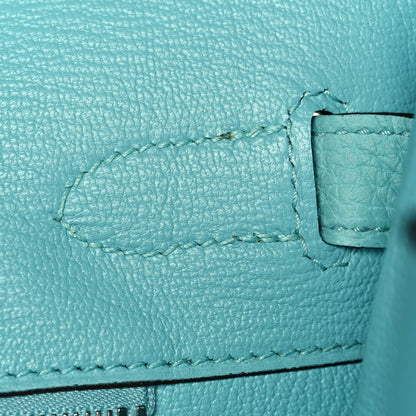 Hermes Togo Birkin 35 Bleu Atoll 22 of 33