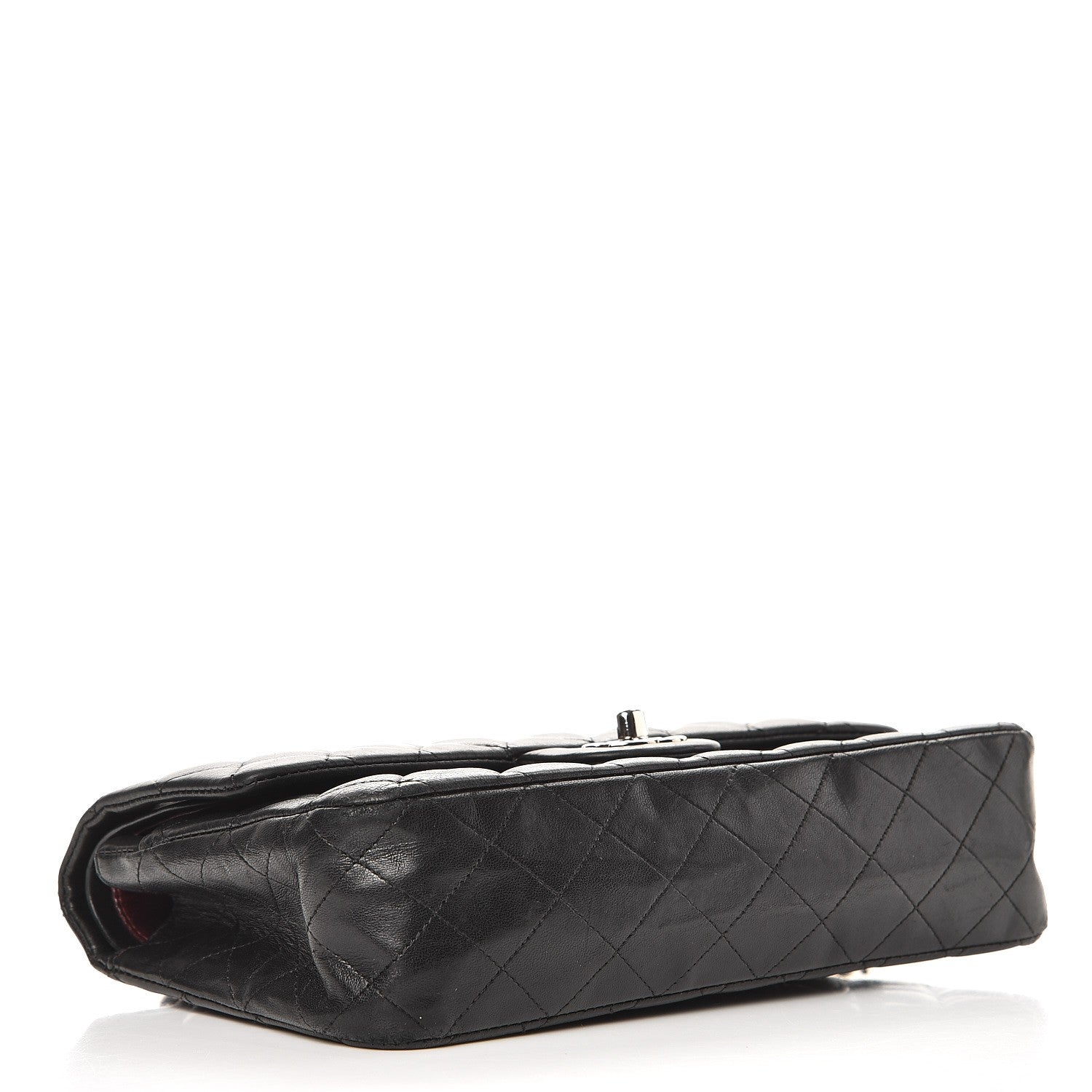 Chanel Lambskin Quilted Medium Double Flap Black 5 of 15