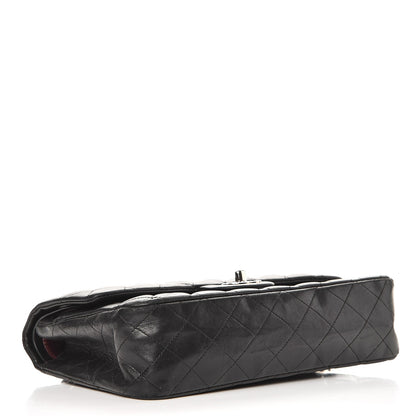 Chanel Lambskin Quilted Medium Double Flap Black 5 of 15
