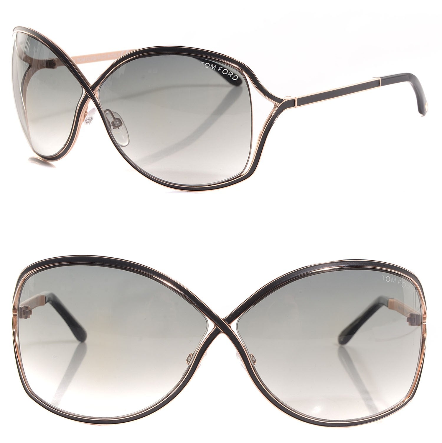 Tom Ford Rickie Sunglasses TF179 Black 1 of 5