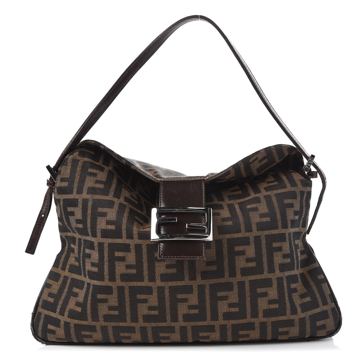 Fendi Zucca Shoulder Bag Tobacco 1 of 13