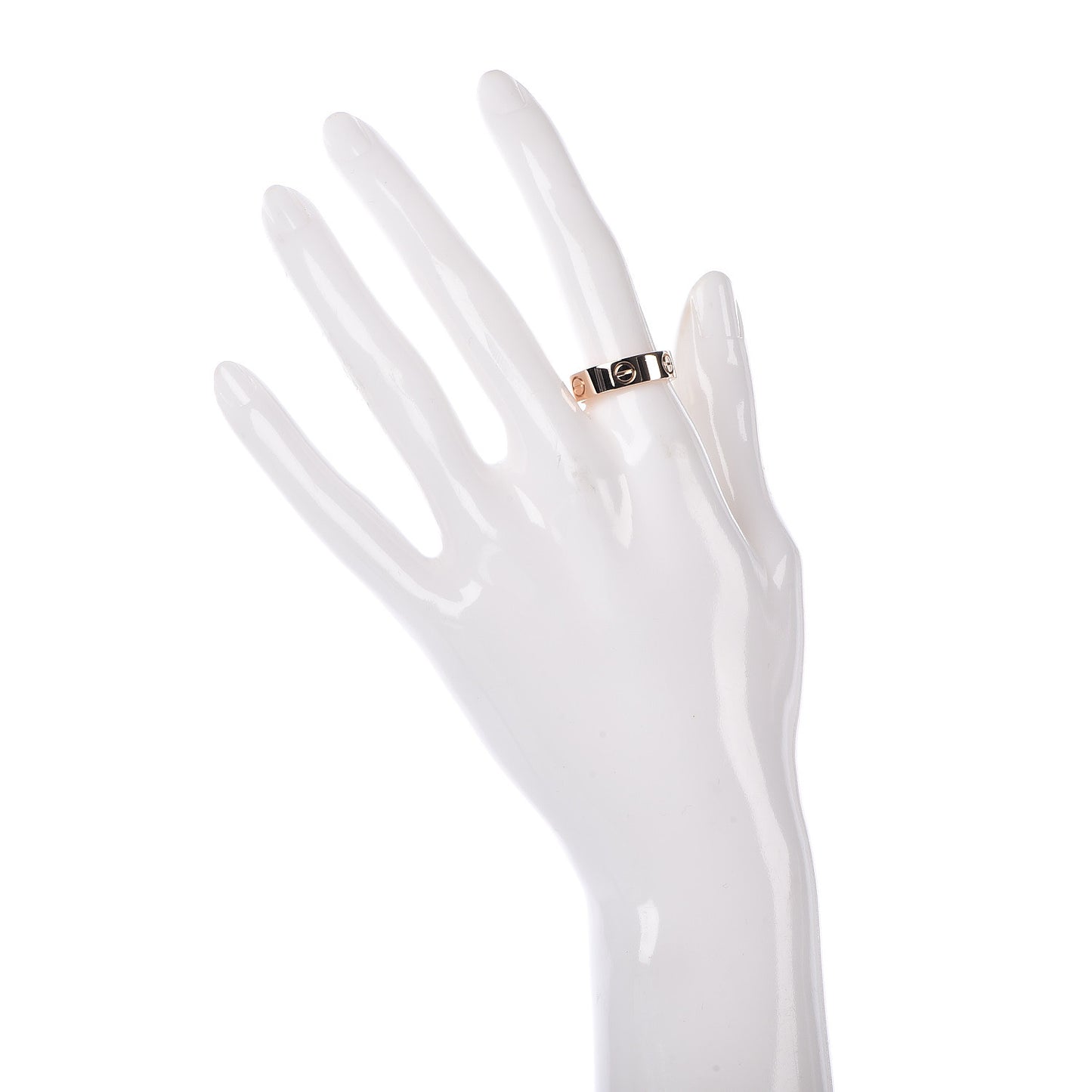 18K Pink Gold 5.5mm LOVE Ring 55 7.25
