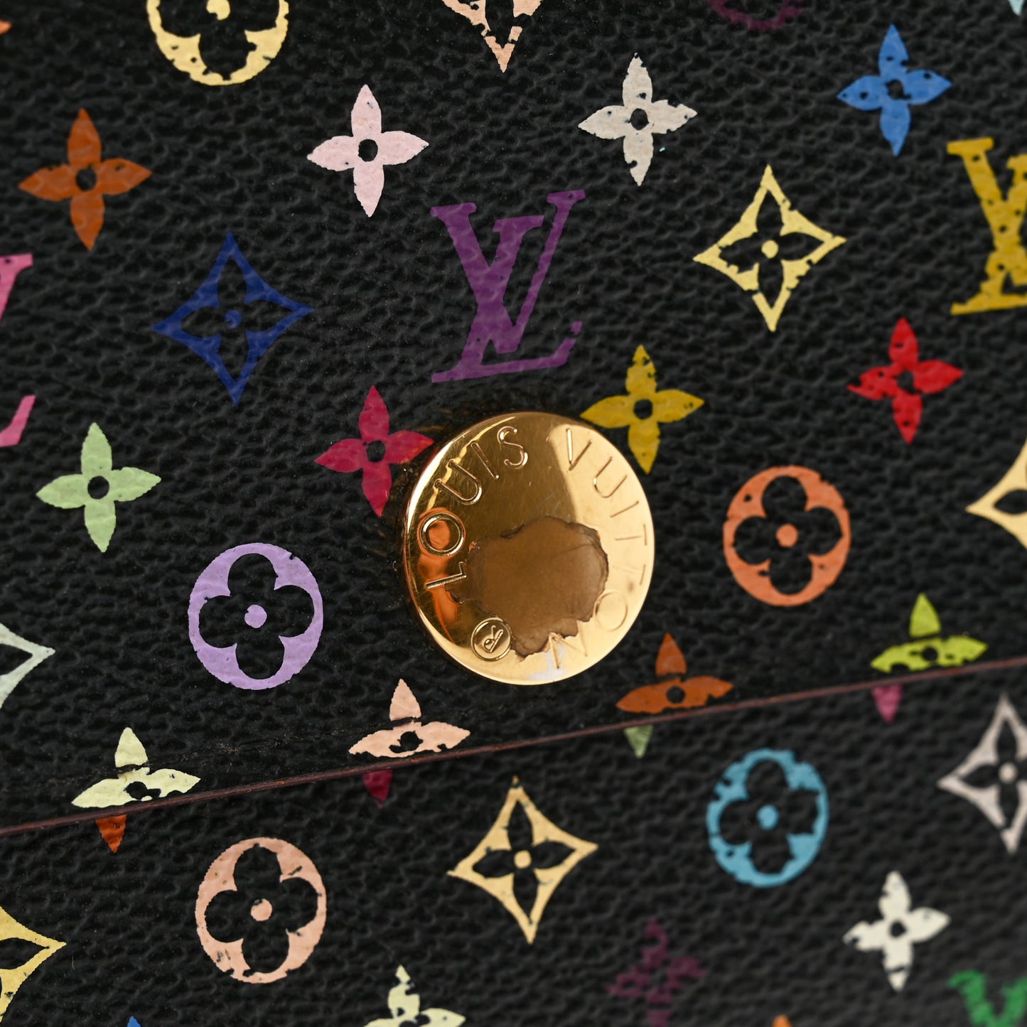 Monogram Multicolor Sarah Wallet Black Grenade