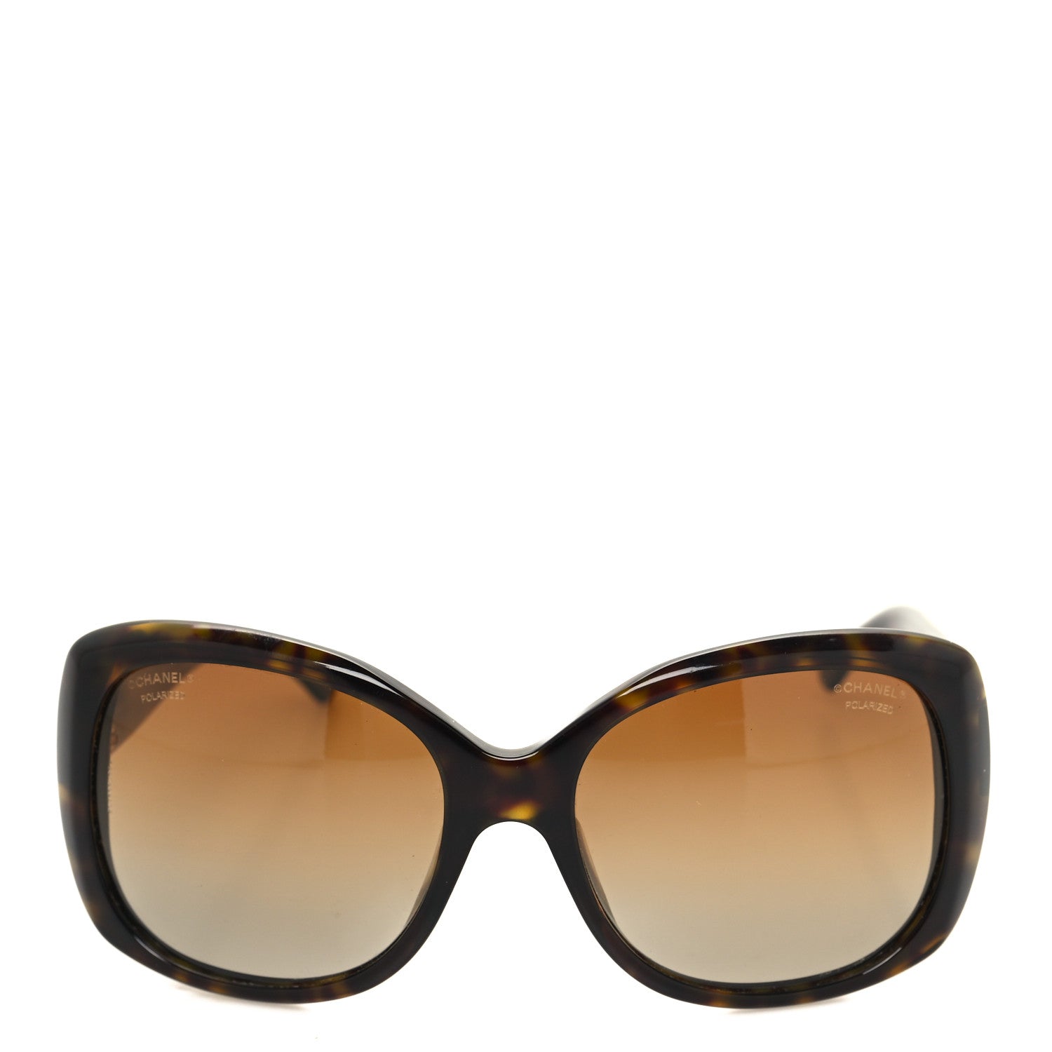 Chanel Acetate Polarized CC Sunglasses 5183 Tortoise 2 of 8