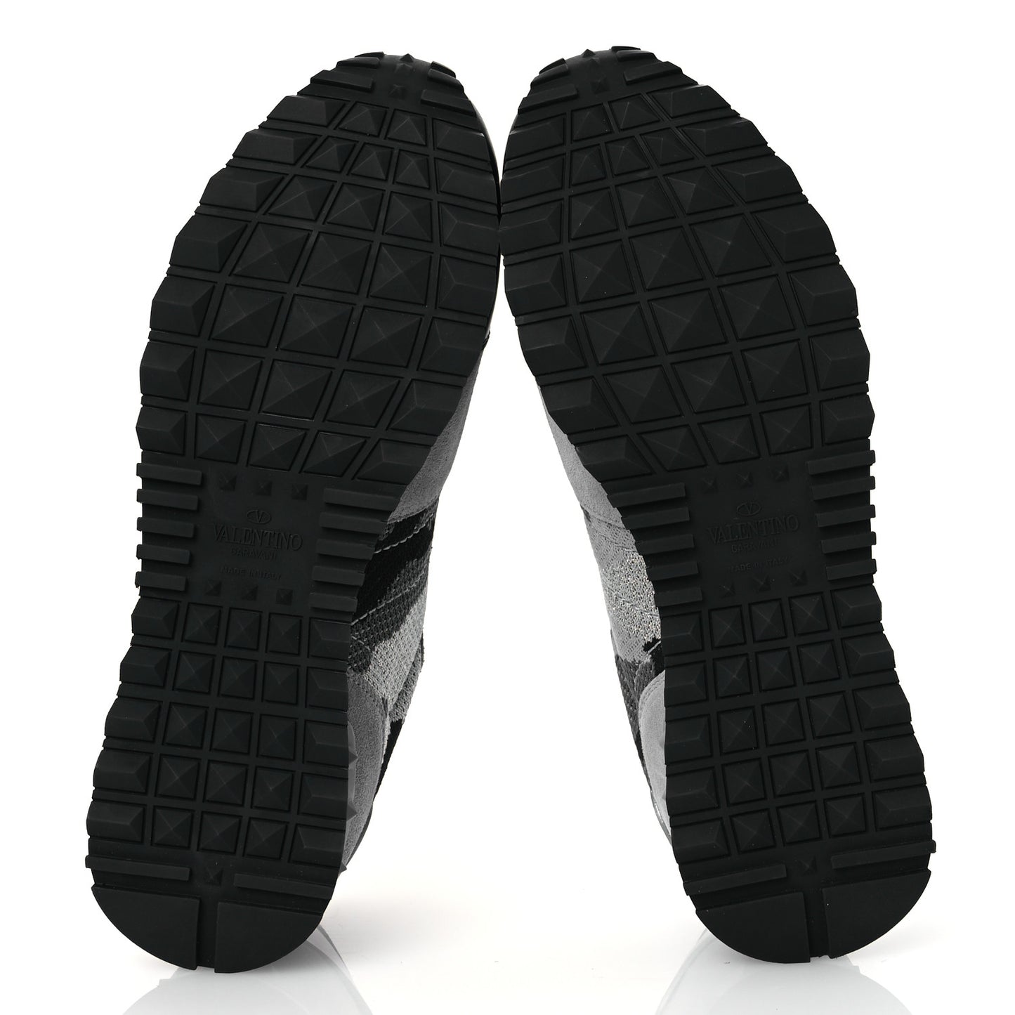 Mesh Suede Camouflage Mens Rockrunner Sneakers 43 Grey