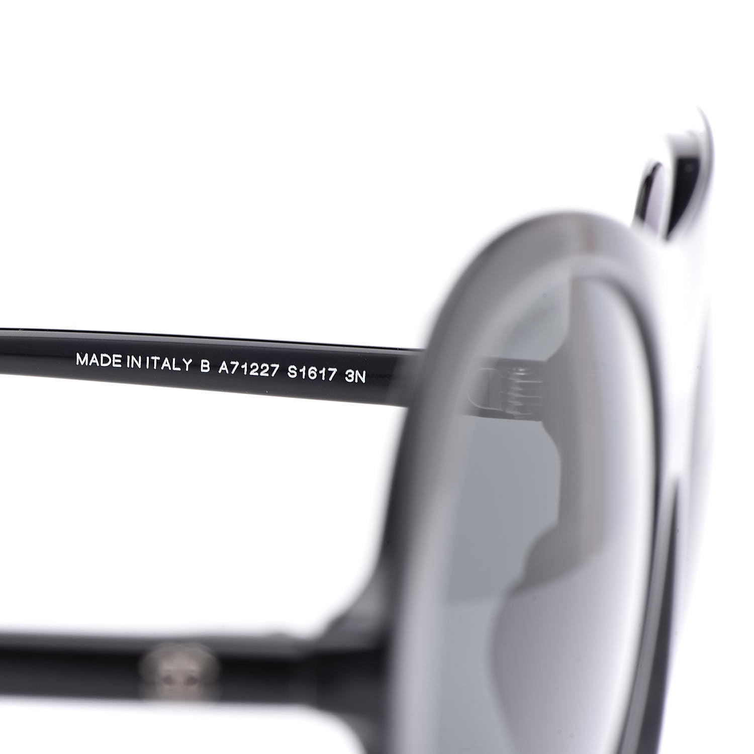 Chanel CC Oval Sunglasses A71227 Black 6 of 7