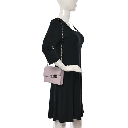 Hermes Chevre Chamkila Mini Verrou Chaine Bag Mauve Pale 2 of 10